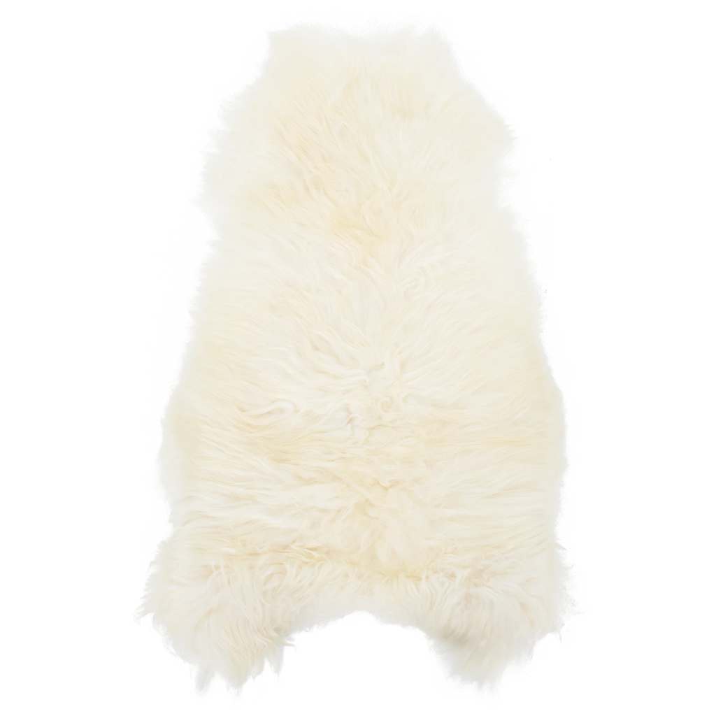 vidaXL Husă de scaun piele de oaie islandeză, crem, 70x110 cm vidaXL Husă de scaun piele de oaie islandeză, crem, 70x110 cm