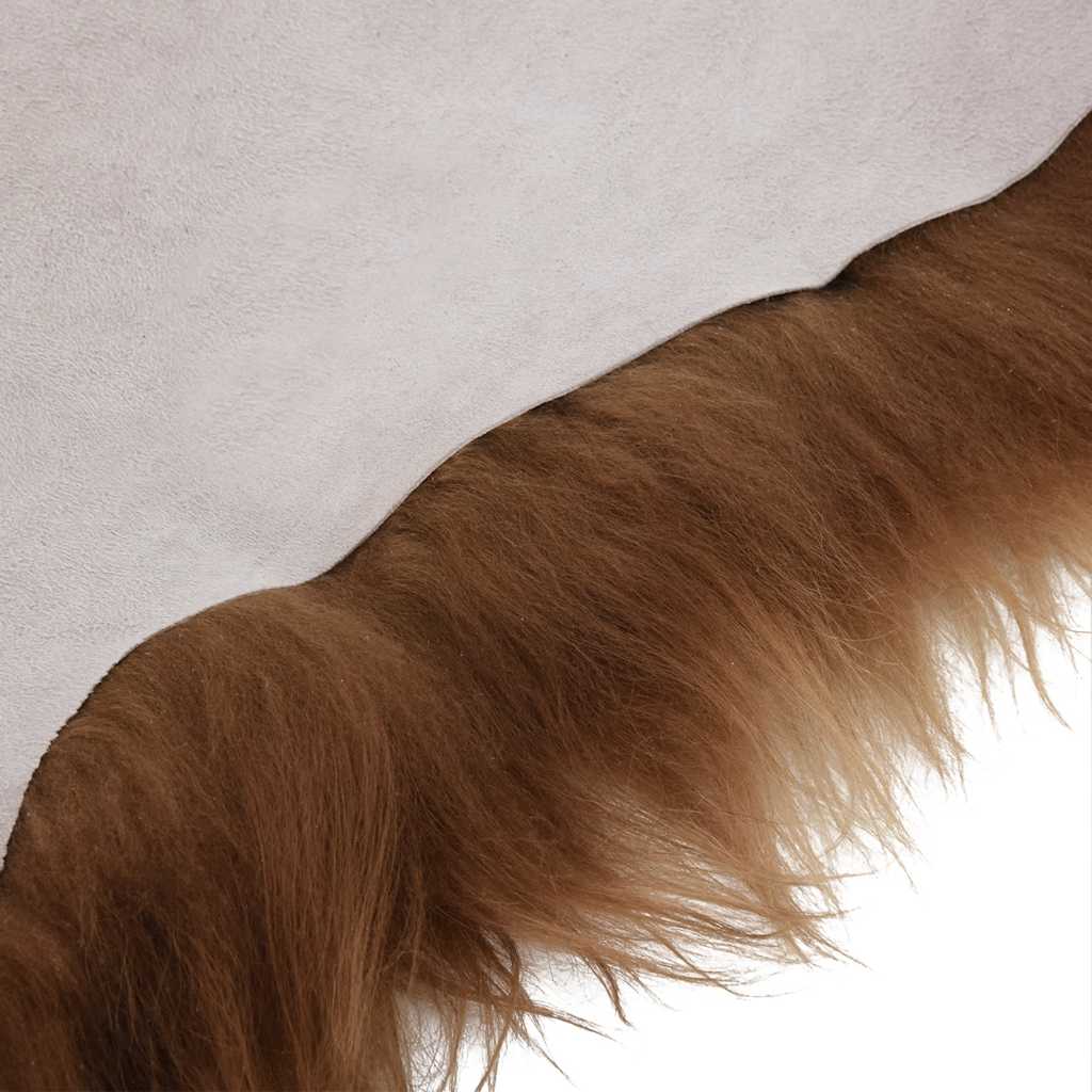 vidaXL Husă de scaun piele de oaie islandeză, maro, 70x110 cm vidaXL Husă de scaun piele de oaie islandeză, maro, 70x110 cm