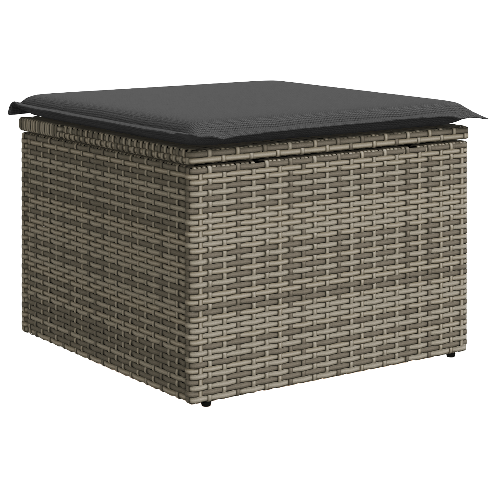 Set 9 Piese Canapea Grădină cu Perne Gri Ratan Poly Set 9 Piese Canapea Grădină cu Perne Gri Ratan Poly