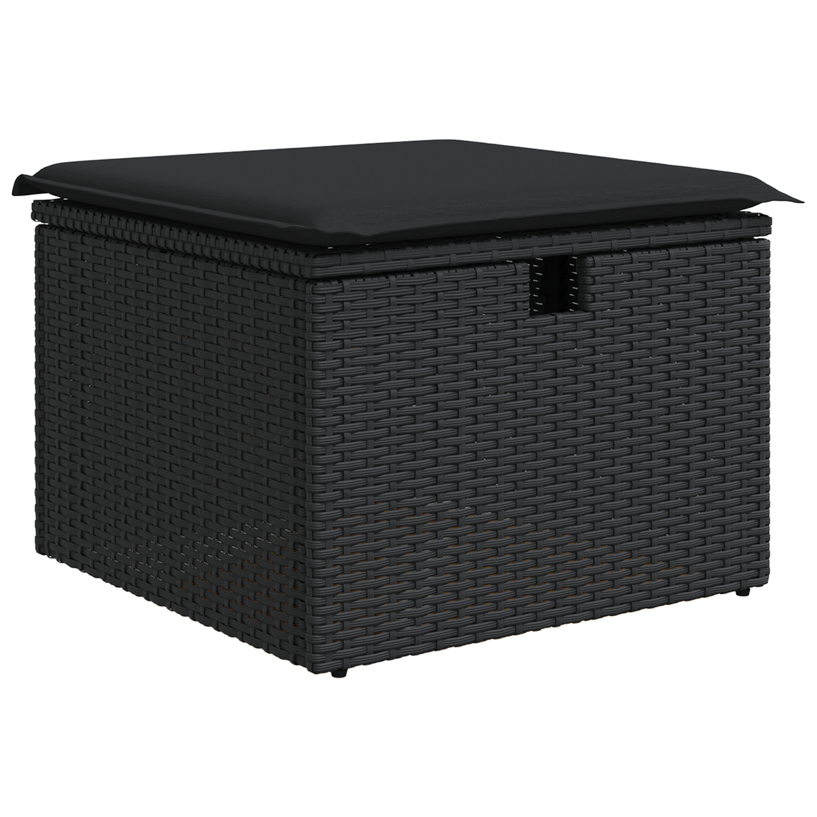 Set canapea de grădină vidaXL 7 piese cu perne Negru Ratan Poli Set canapea de grădină vidaXL 7 piese cu perne Negru Ratan Poli
