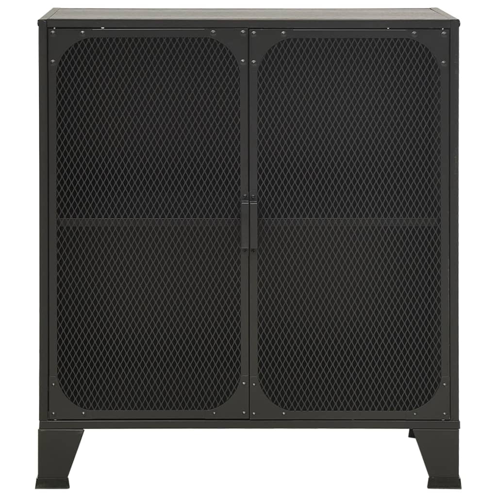 vidaXL Dulap de depozitare,gri,72x36x82cm,metal și MDF vidaXL Dulap de depozitare,gri,72x36x82cm,metal și MDF