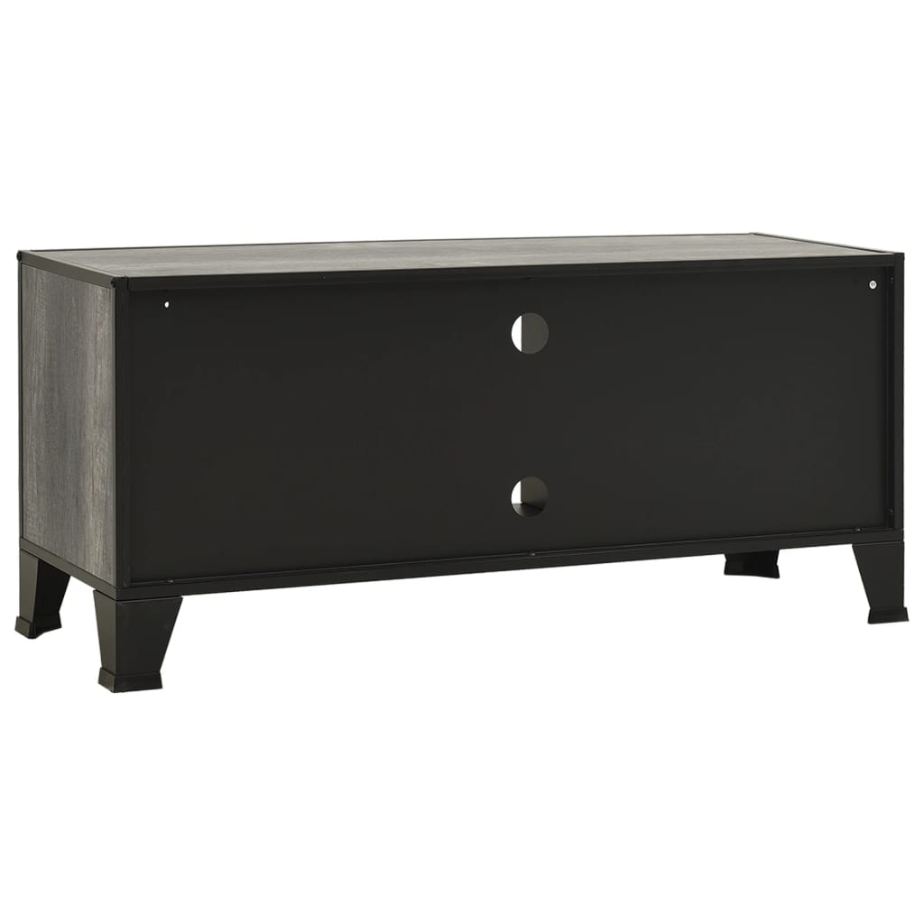 vidaXL Dulap TV ,gri,105x36x47 cm,metal și MDF