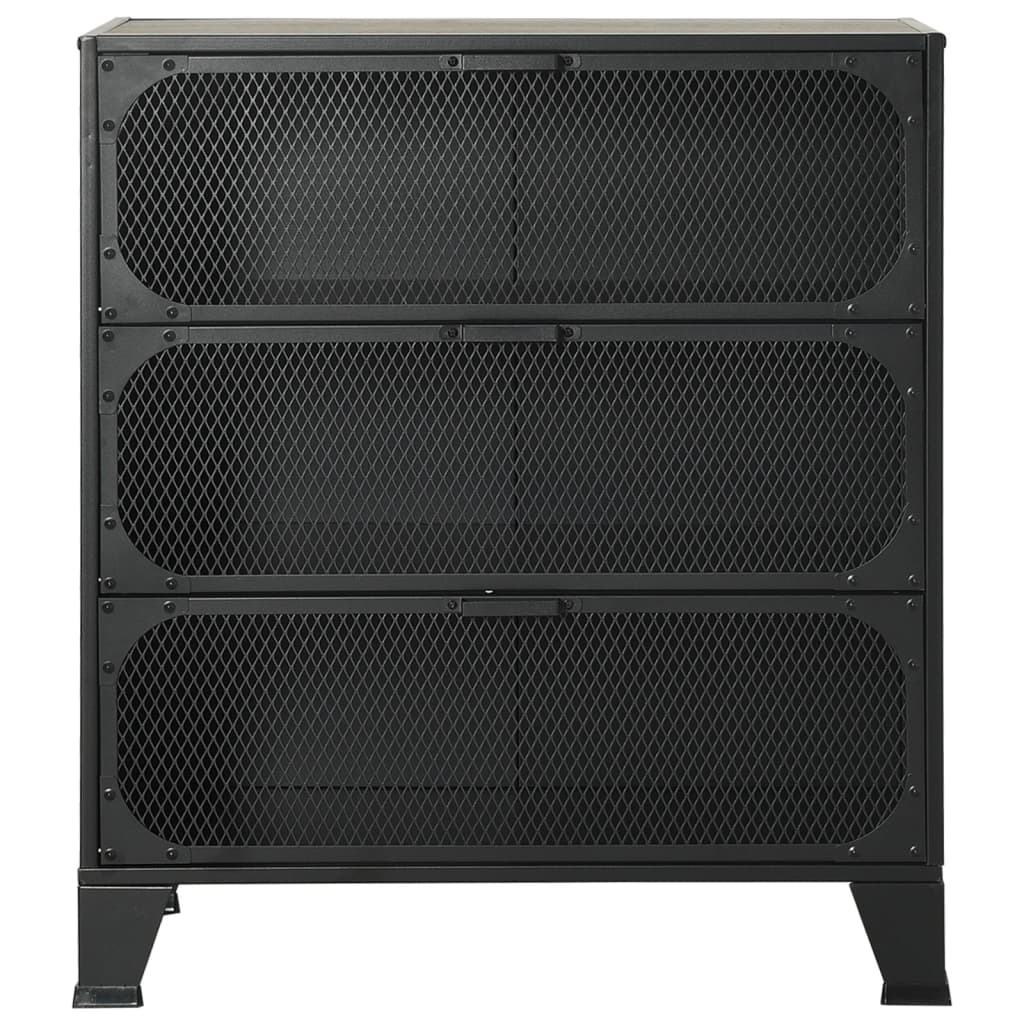 vidaXL Dulap de depozitare,gri,72x36x82cm,metal și MDF vidaXL Dulap de depozitare,gri,72x36x82cm,metal și MDF