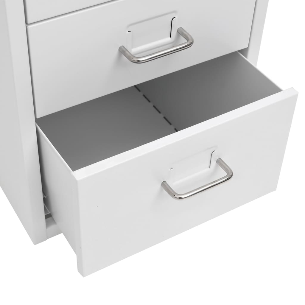 vidaXL Fișet mobil, gri, 28x41x69 cm, metal vidaXL Fișet mobil, gri, 28x41x69 cm, metal