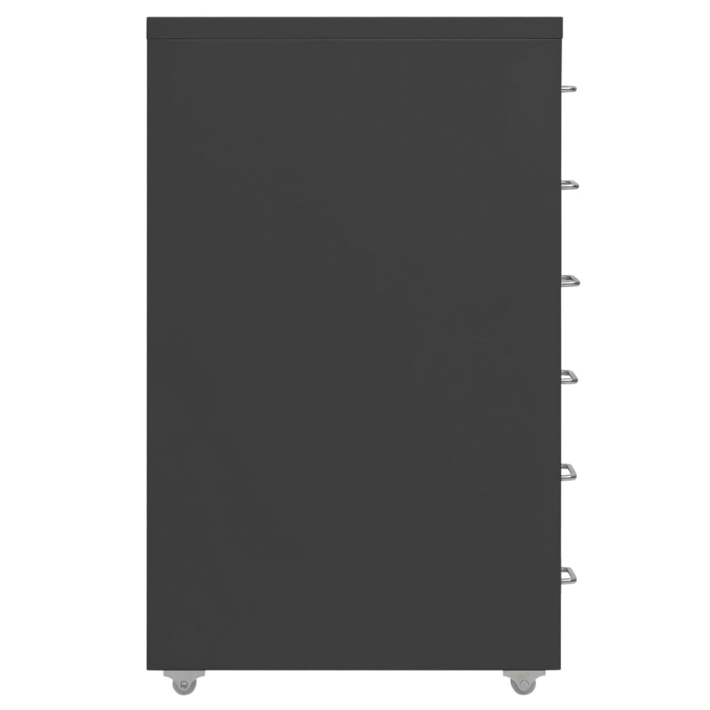 vidaXL Fișet mobil, antracit, 28x41x69 cm, metal