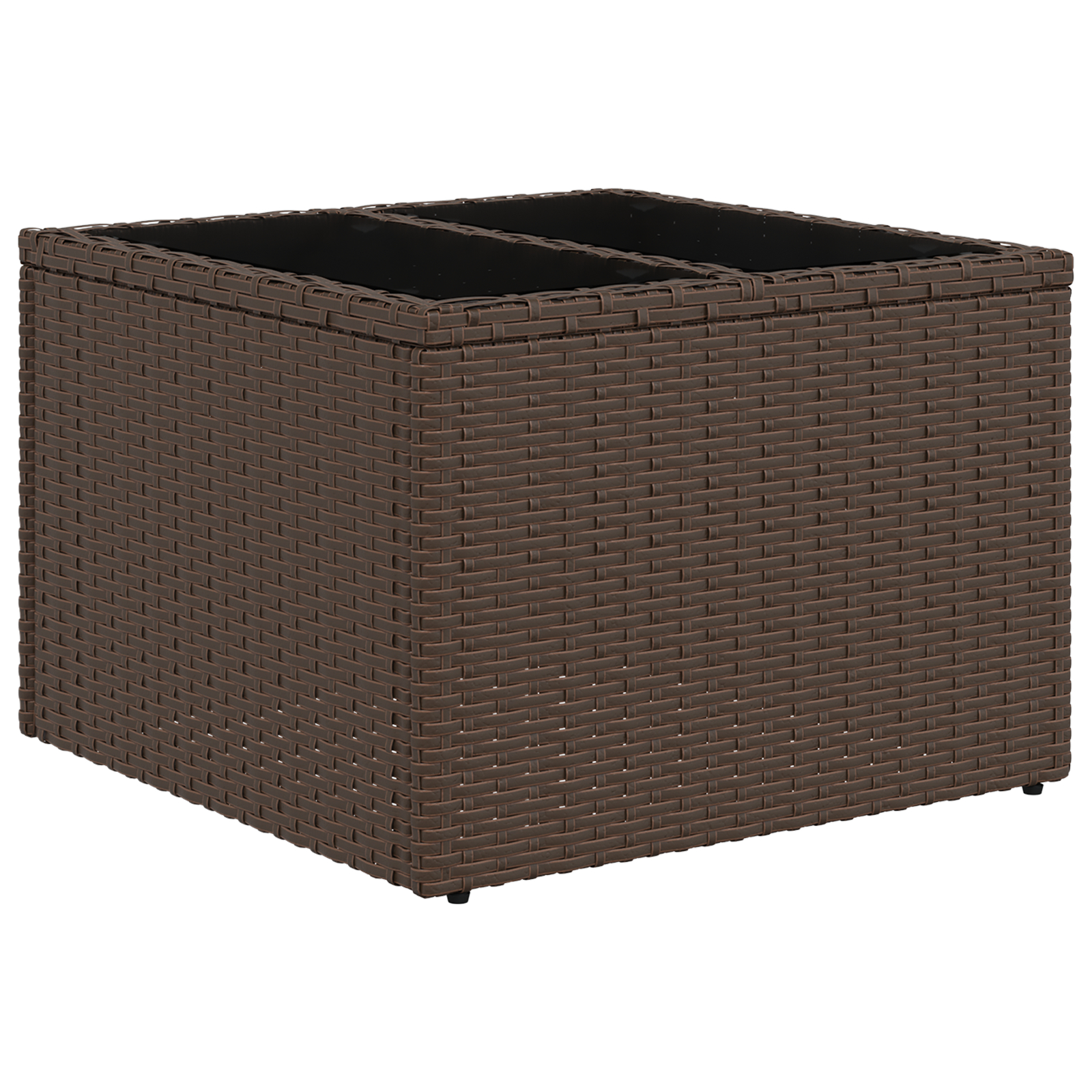 vidaXL Set de canapele pentru grădină cu pernă 9 pcs maro și crem