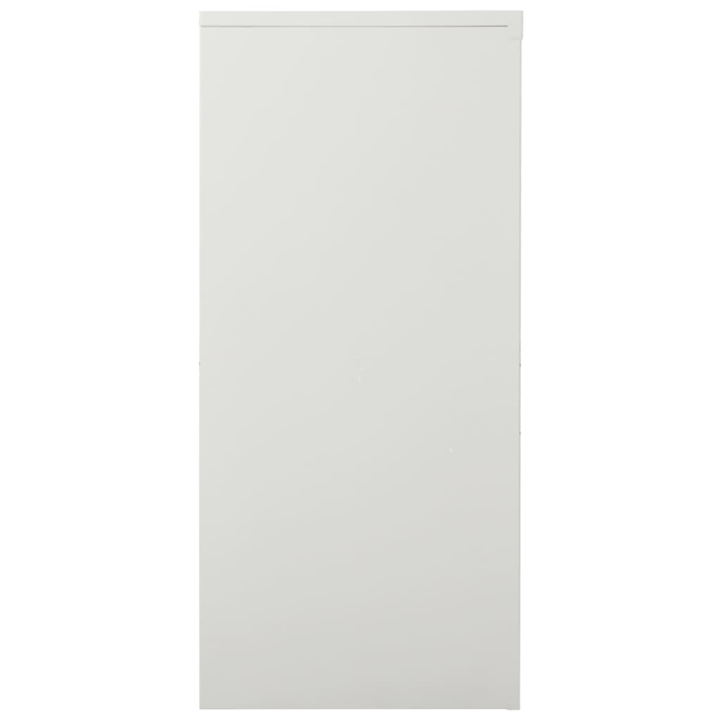 vidaXL Dulap cu ușă glisantă, gri deschis, 90x40x90 cm, oțel vidaXL Dulap cu ușă glisantă, gri deschis, 90x40x90 cm, oțel
