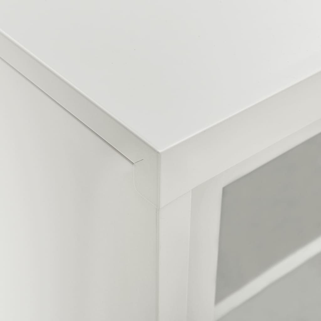 vidaXL Dulap cu ușă glisantă, gri deschis, 90x40x90 cm, oțel vidaXL Dulap cu ușă glisantă, gri deschis, 90x40x90 cm, oțel