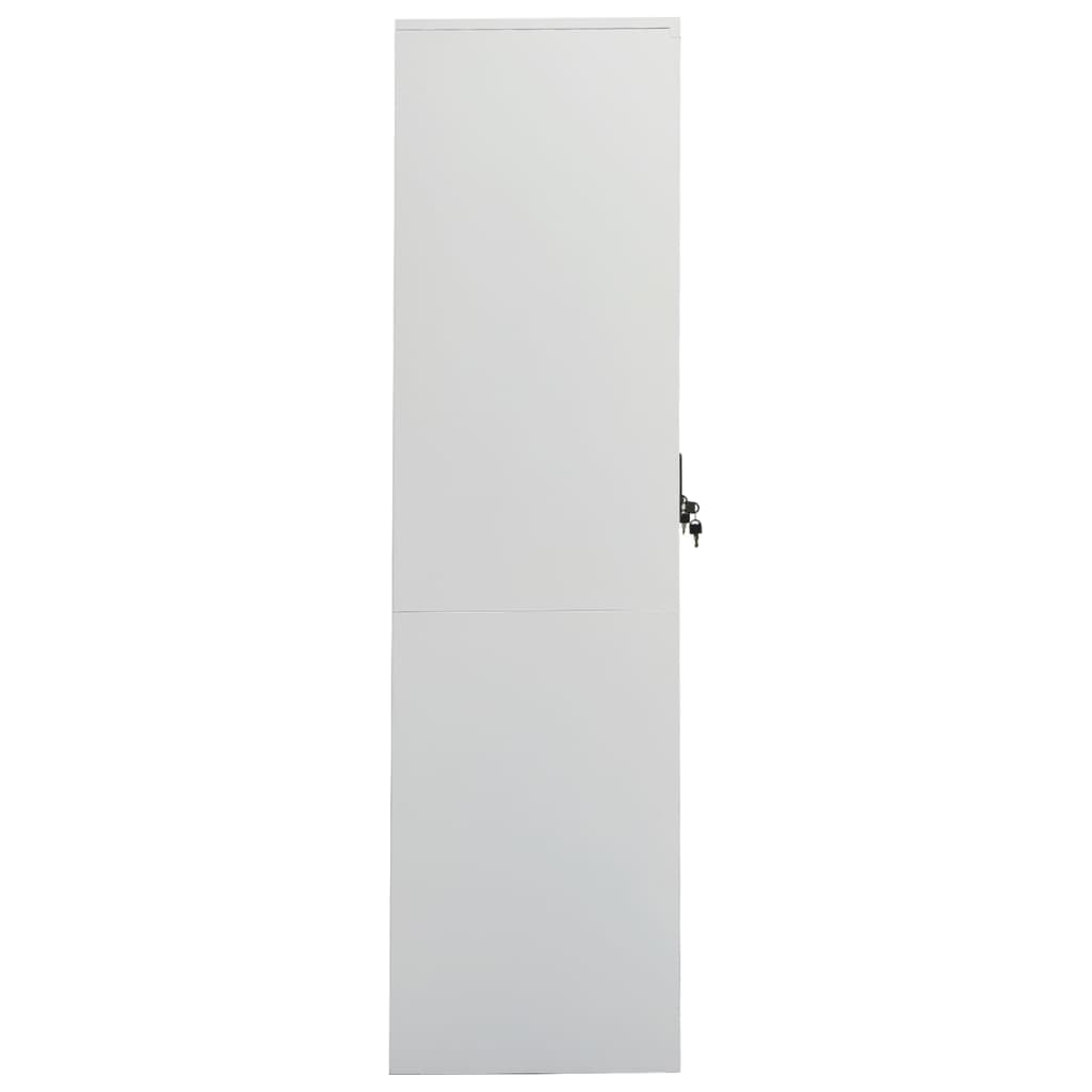 vidaXL Șifonier, gri deschis, 80x50x180 cm, oțel vidaXL Șifonier, gri deschis, 80x50x180 cm, oțel
