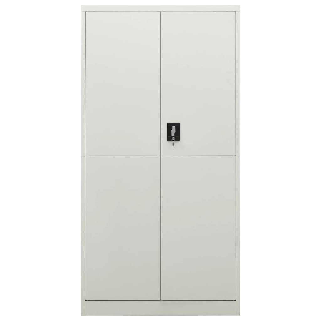 vidaXL Fișet, gri deschis, 90x40x180 cm, oțel vidaXL Fișet, gri deschis, 90x40x180 cm, oțel
