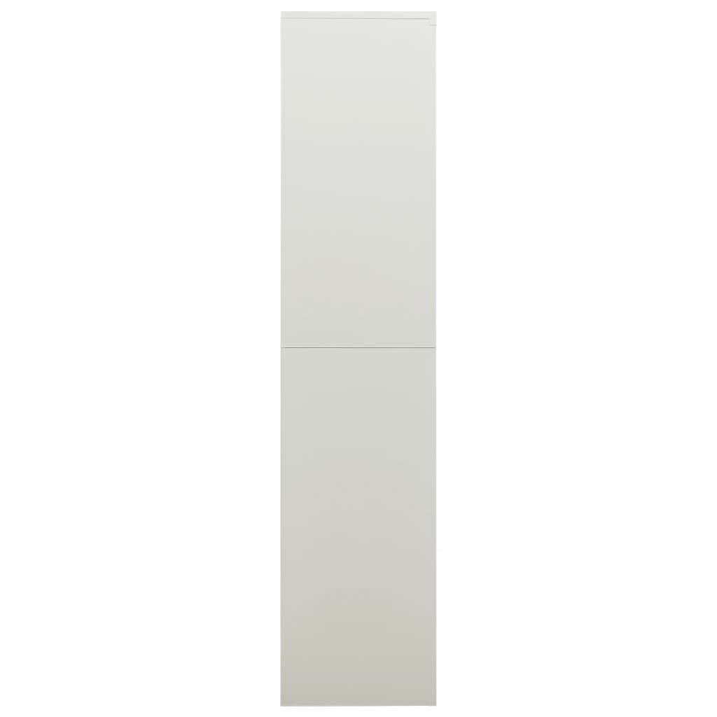 vidaXL Fișet, gri deschis, 90x40x180 cm, oțel vidaXL Fișet, gri deschis, 90x40x180 cm, oțel
