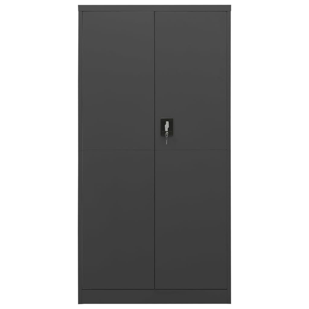 vidaXL Fișet, antracit, 90x40x180 cm, oțel vidaXL Fișet, antracit, 90x40x180 cm, oțel