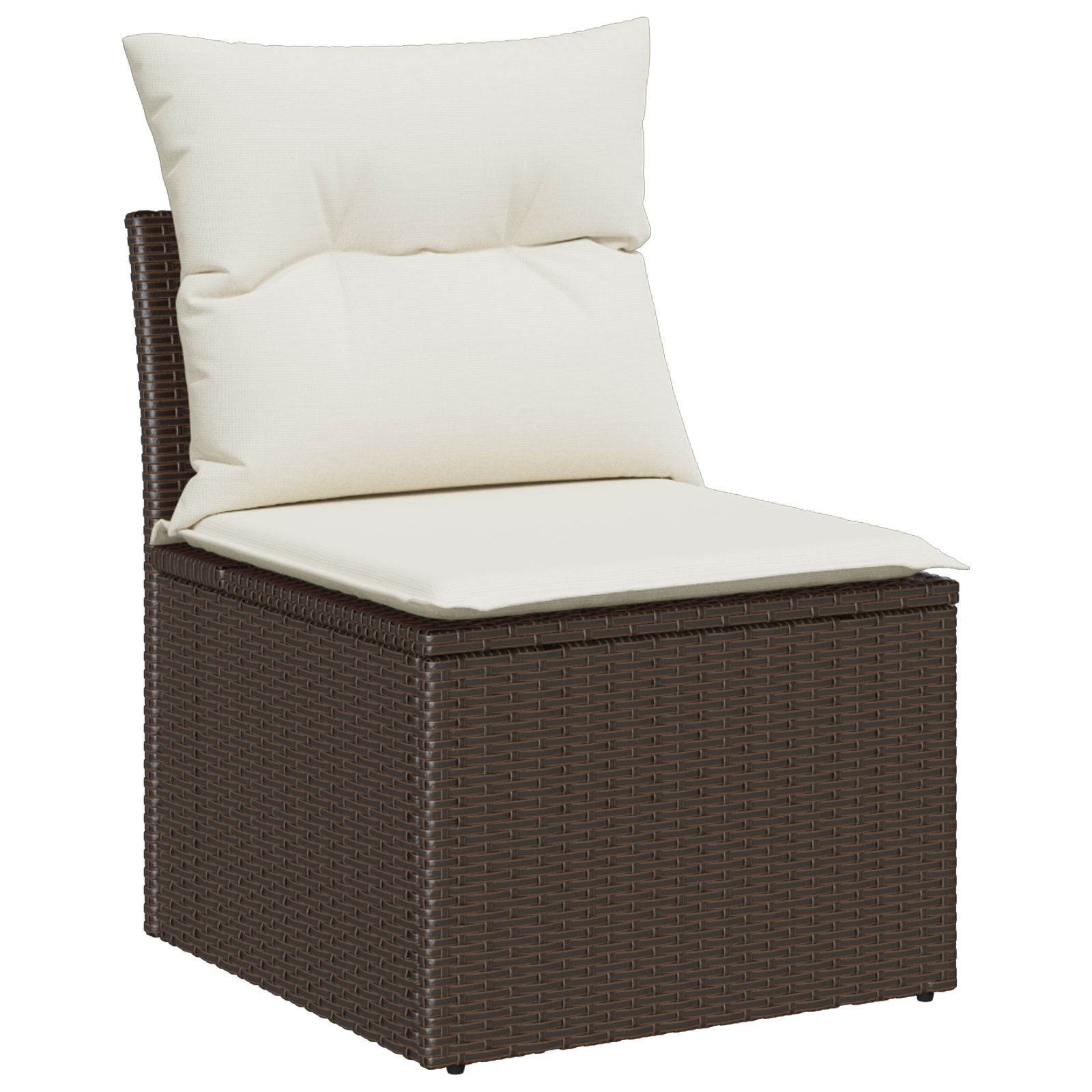 vidaXL Set de canapele pentru grădină 6 pcs Maro 55 x 62 x 69 cm