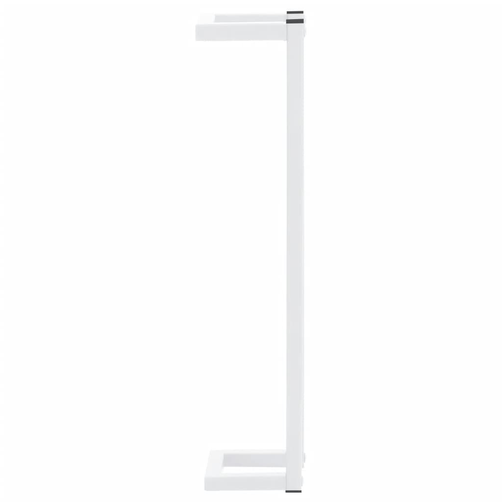 vidaXL Suport de prosoape, alb, 12,5x12,5x60 cm, oțel vidaXL Suport de prosoape, alb, 12,5x12,5x60 cm, oțel