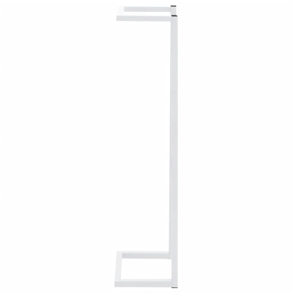 vidaXL Suport de prosoape, alb, 25x20x95 cm, oțel vidaXL Suport de prosoape, alb, 25x20x95 cm, oțel