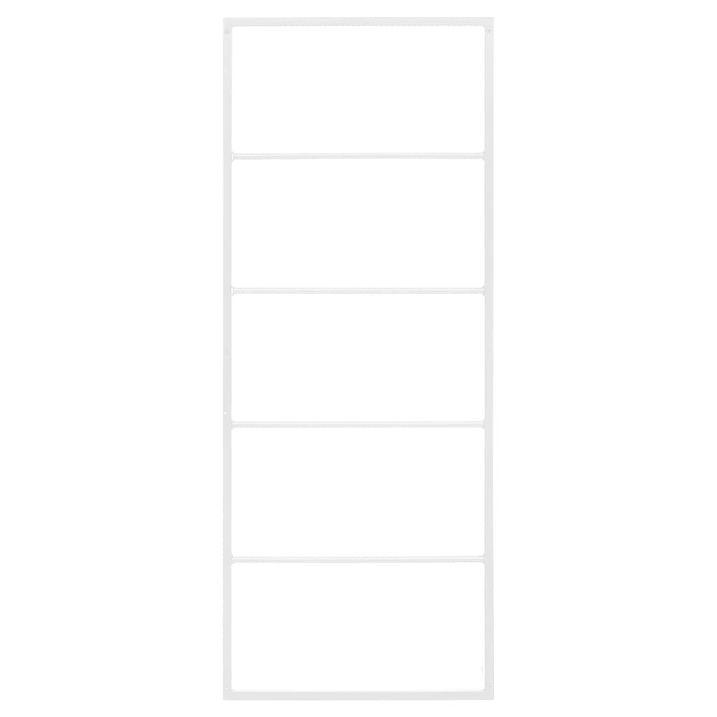 vidaXL Suport pentru prosoape, alb, 45x10x115 cm, oțel