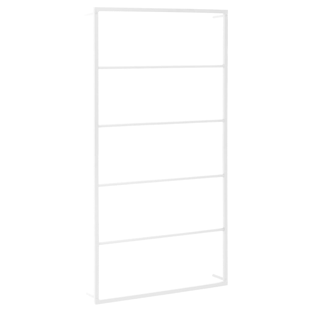 vidaXL Suport de prosoape, alb, 60x10x116 cm, oțel vidaXL Suport de prosoape, alb, 60x10x116 cm, oțel