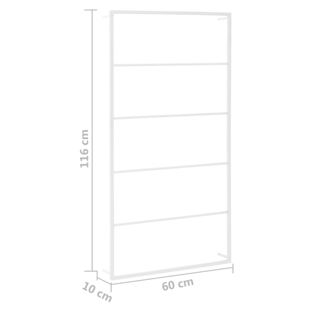 vidaXL Suport de prosoape, alb, 60x10x116 cm, oțel vidaXL Suport de prosoape, alb, 60x10x116 cm, oțel