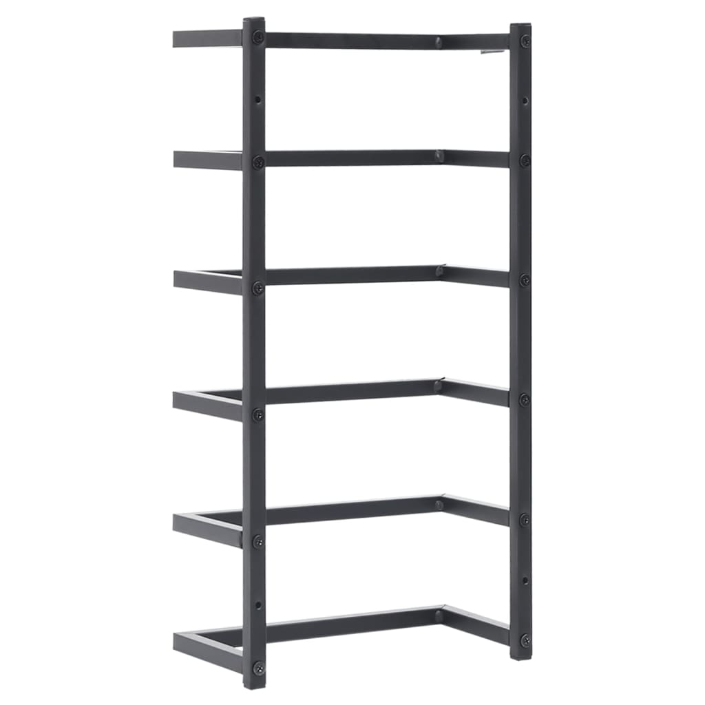 vidaXL Suport de prosoape, negru, 24x12x48 cm, oțel