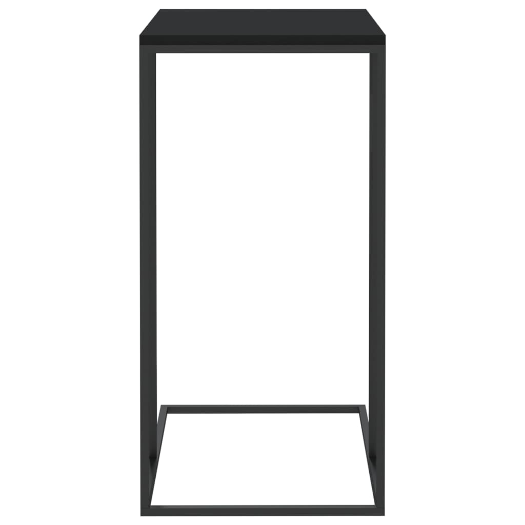 vidaXL Masă laterală, negru, 40x30x59 cm, lemn compozit