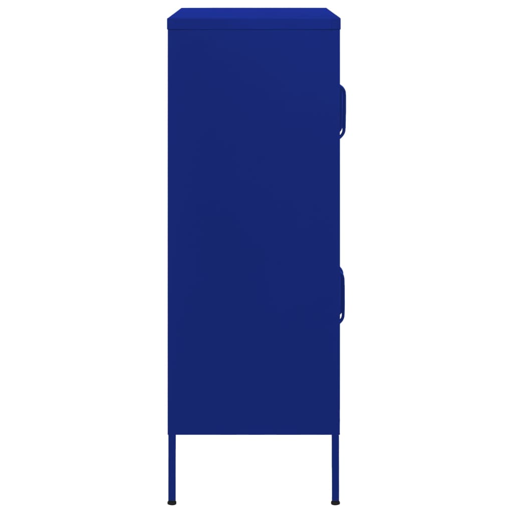 vidaXL Dulap de depozitare, bleumarin, 80x35x101,5 cm, oțel vidaXL Dulap de depozitare, bleumarin, 80x35x101,5 cm, oțel