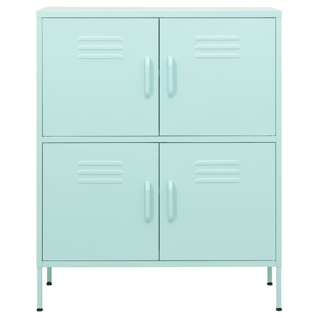 vidaXL Dulap de depozitare, verde mentă, 80x35x101,5 cm, oțel vidaXL Dulap de depozitare, verde mentă, 80x35x101,5 cm, oțel
