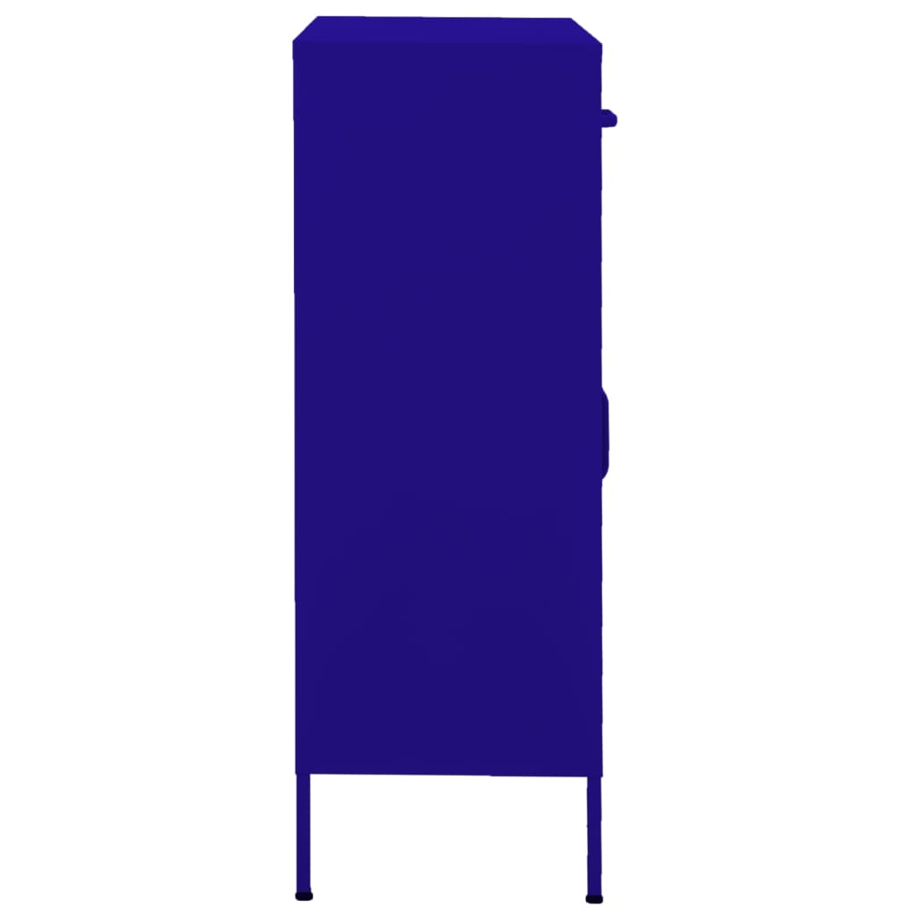 vidaXL Dulap de depozitare, bleumarin, 80x35x101,5 cm, oțel vidaXL Dulap de depozitare, bleumarin, 80x35x101,5 cm, oțel