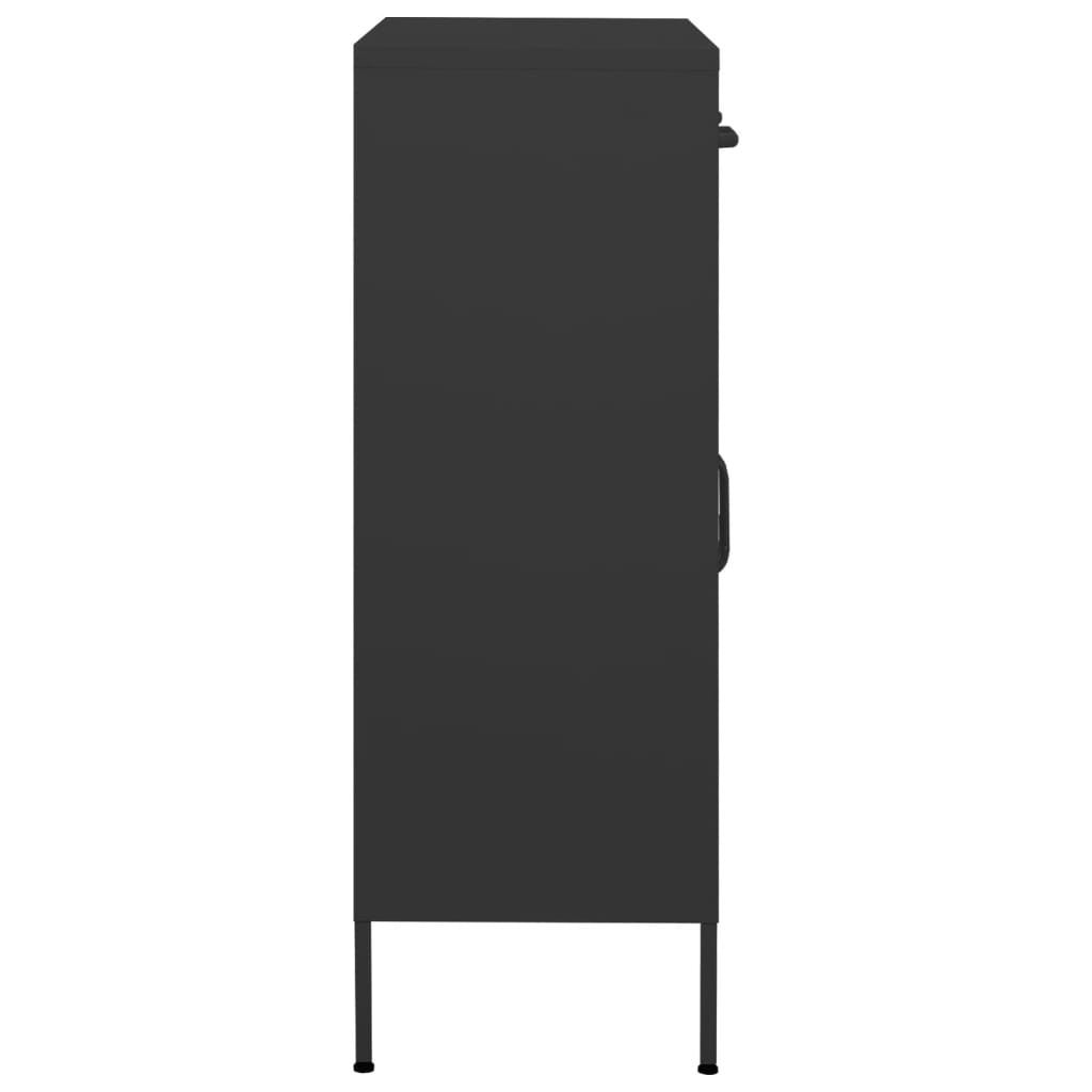 vidaXL Dulap de depozitare, antracit, 80x35x101,5 cm, oțel vidaXL Dulap de depozitare, antracit, 80x35x101,5 cm, oțel