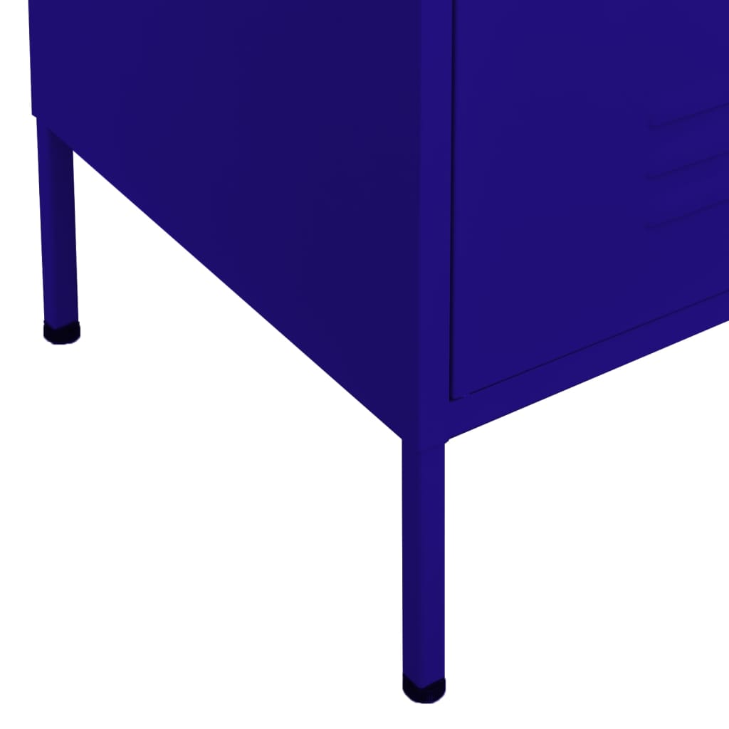 vidaXL Dulap de depozitare, bleumarin, 80x35x101,5 cm, oțel vidaXL Dulap de depozitare, bleumarin, 80x35x101,5 cm, oțel