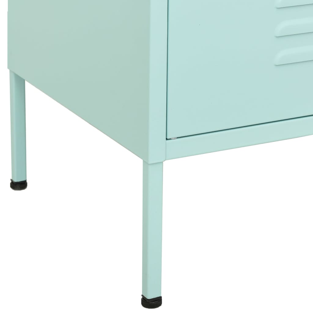 vidaXL Dulap de depozitare, verde mentă, 80x35x101,5 cm, oțel vidaXL Dulap de depozitare, verde mentă, 80x35x101,5 cm, oțel