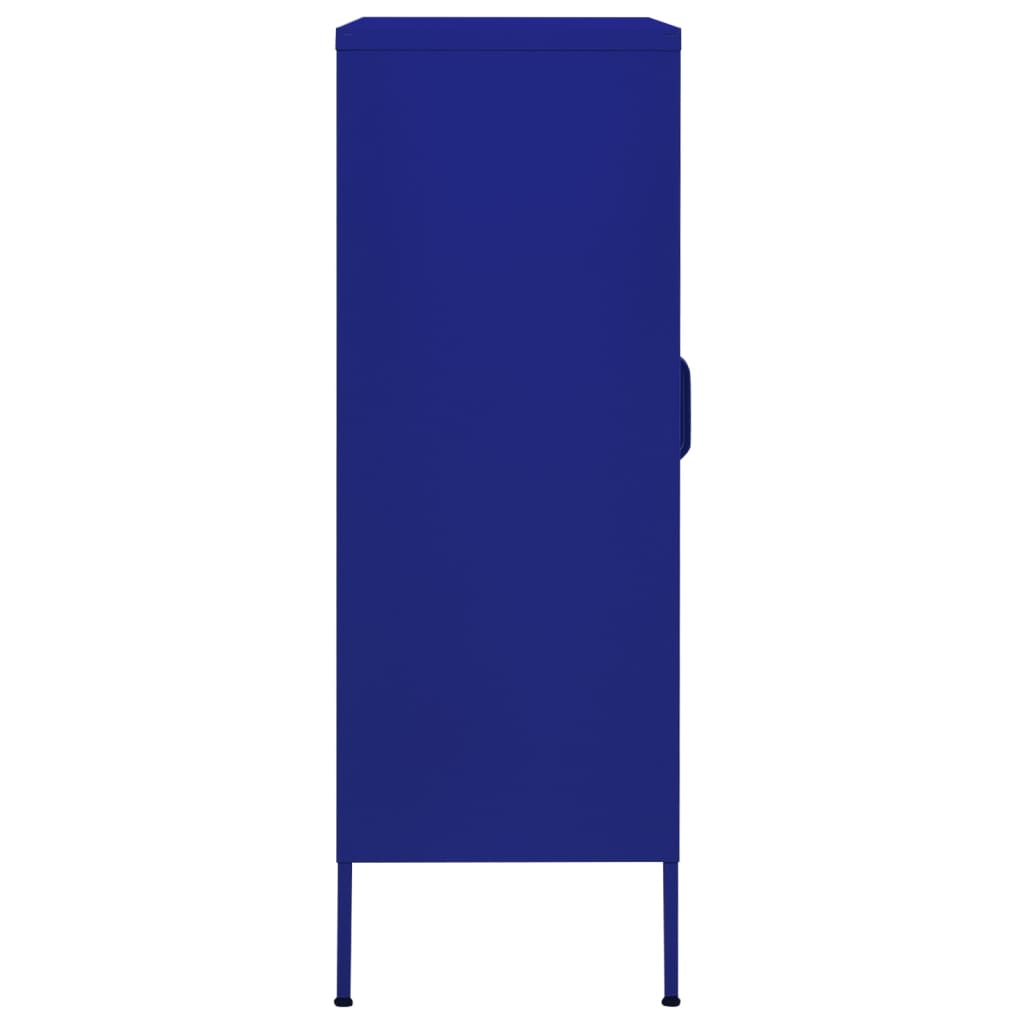 vidaXL Dulap de depozitare, bleumarin, 80x35x101,5 cm, oțel vidaXL Dulap de depozitare, bleumarin, 80x35x101,5 cm, oțel