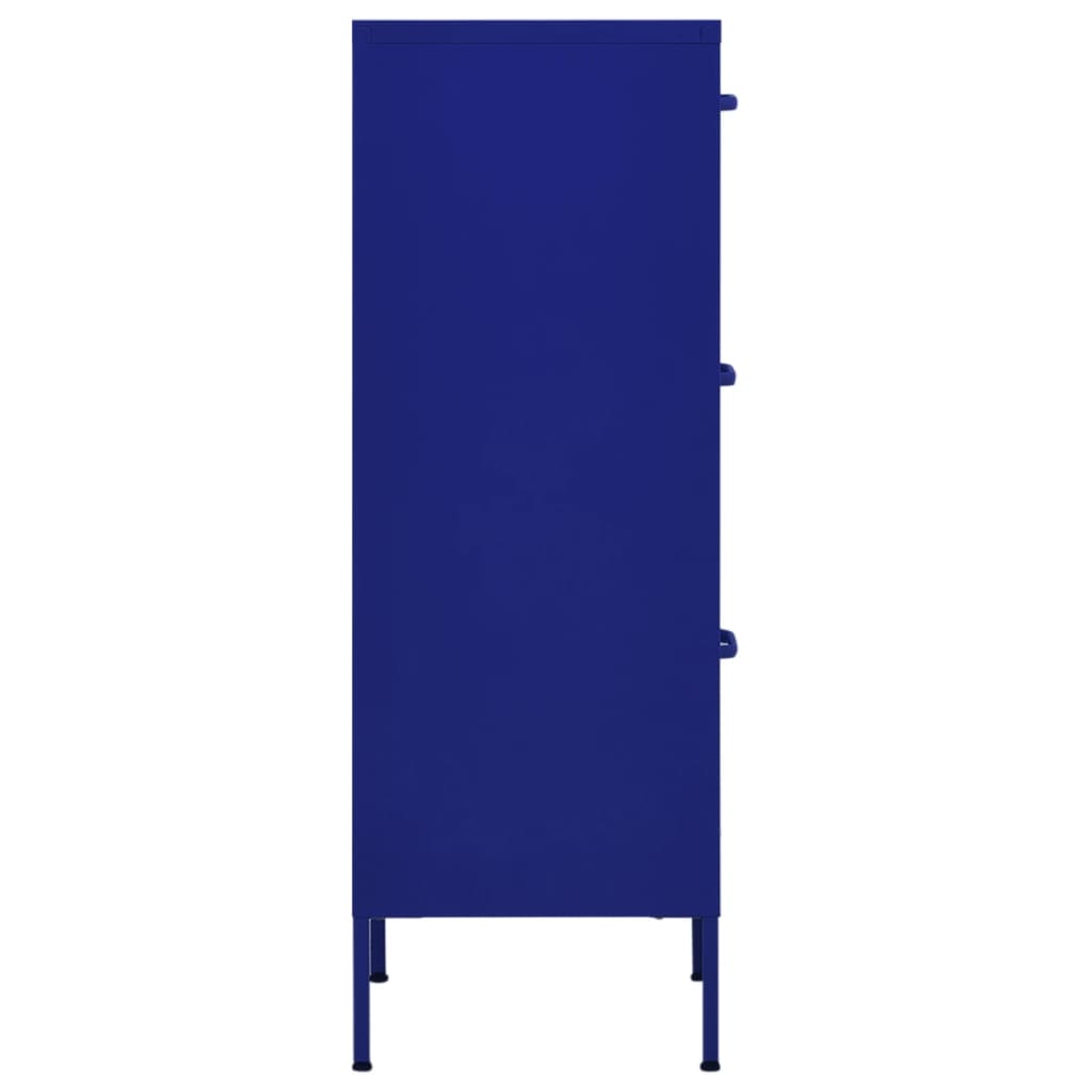 vidaXL Dulap de depozitare, bleumarin, 42,5x35x101,5 cm, oțel vidaXL Dulap de depozitare, bleumarin, 42,5x35x101,5 cm, oțel