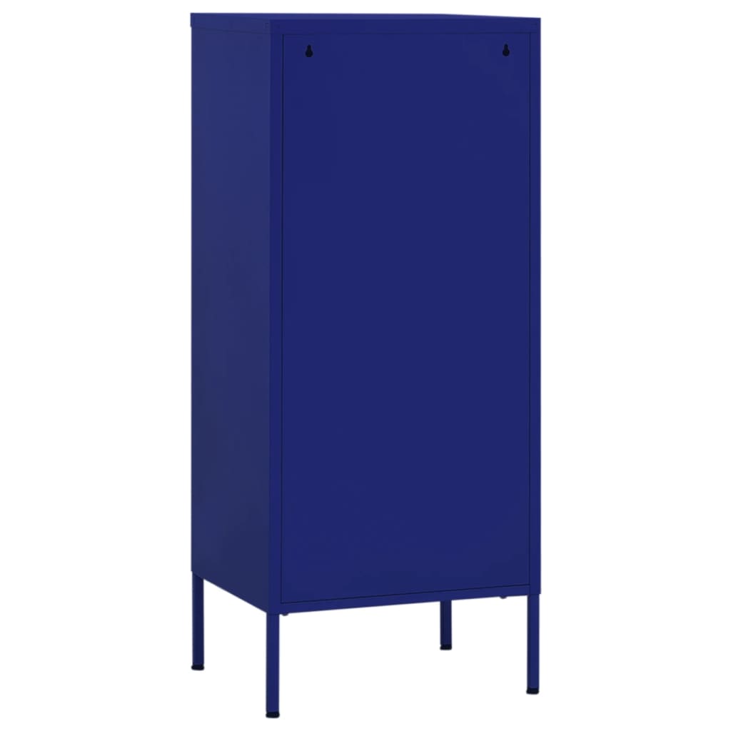 vidaXL Dulap de depozitare, bleumarin, 42,5x35x101,5 cm, oțel vidaXL Dulap de depozitare, bleumarin, 42,5x35x101,5 cm, oțel