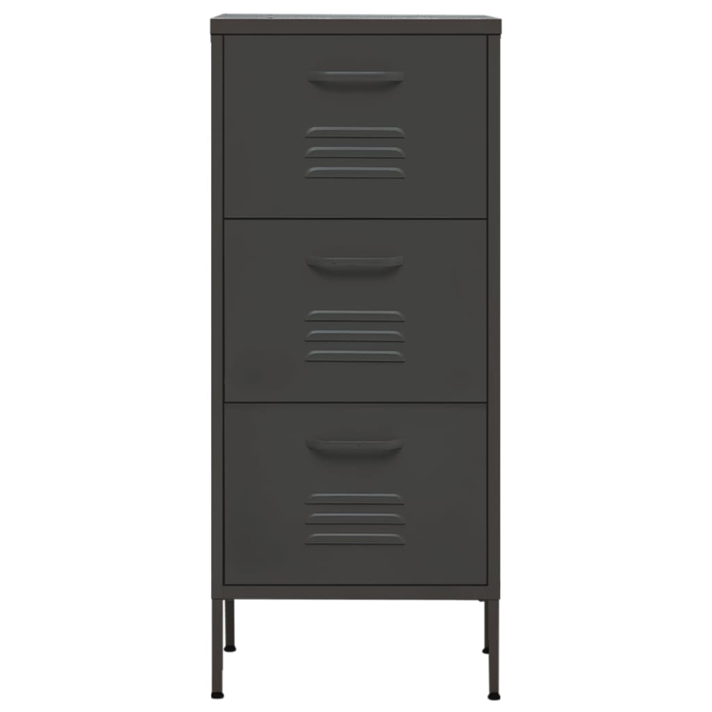 vidaXL Dulap de depozitare, antracit, 42,5x35x101,5 cm, oțel vidaXL Dulap de depozitare, antracit, 42,5x35x101,5 cm, oțel
