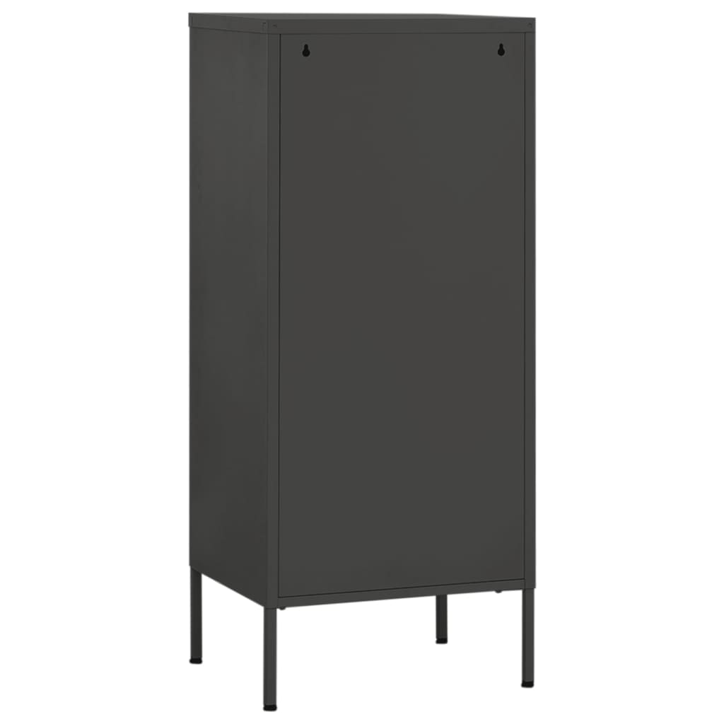 vidaXL Dulap de depozitare, antracit, 42,5x35x101,5 cm, oțel vidaXL Dulap de depozitare, antracit, 42,5x35x101,5 cm, oțel