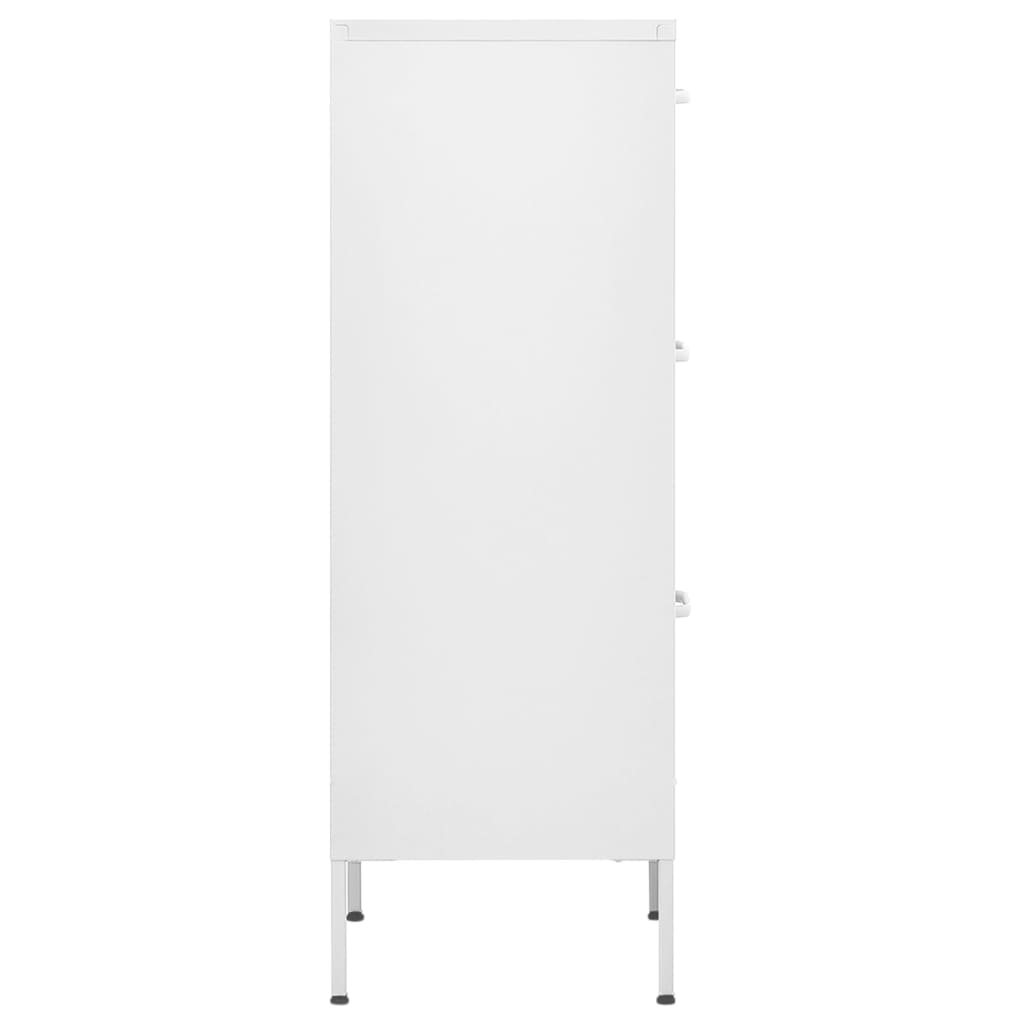 vidaXL Dulap de depozitare, alb, 42,5x35x101,5 cm, oțel vidaXL Dulap de depozitare, alb, 42,5x35x101,5 cm, oțel