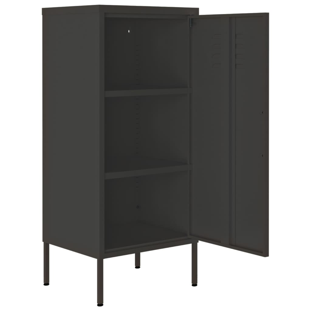 vidaXL Dulap de depozitare, antracit, 42,5x35x101,5 cm, oțel vidaXL Dulap de depozitare, antracit, 42,5x35x101,5 cm, oțel