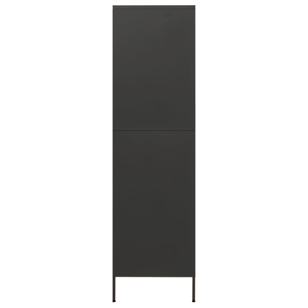 vidaXL Șifonier, antracit, 90x50x180 cm oțel vidaXL Șifonier, antracit, 90x50x180 cm oțel