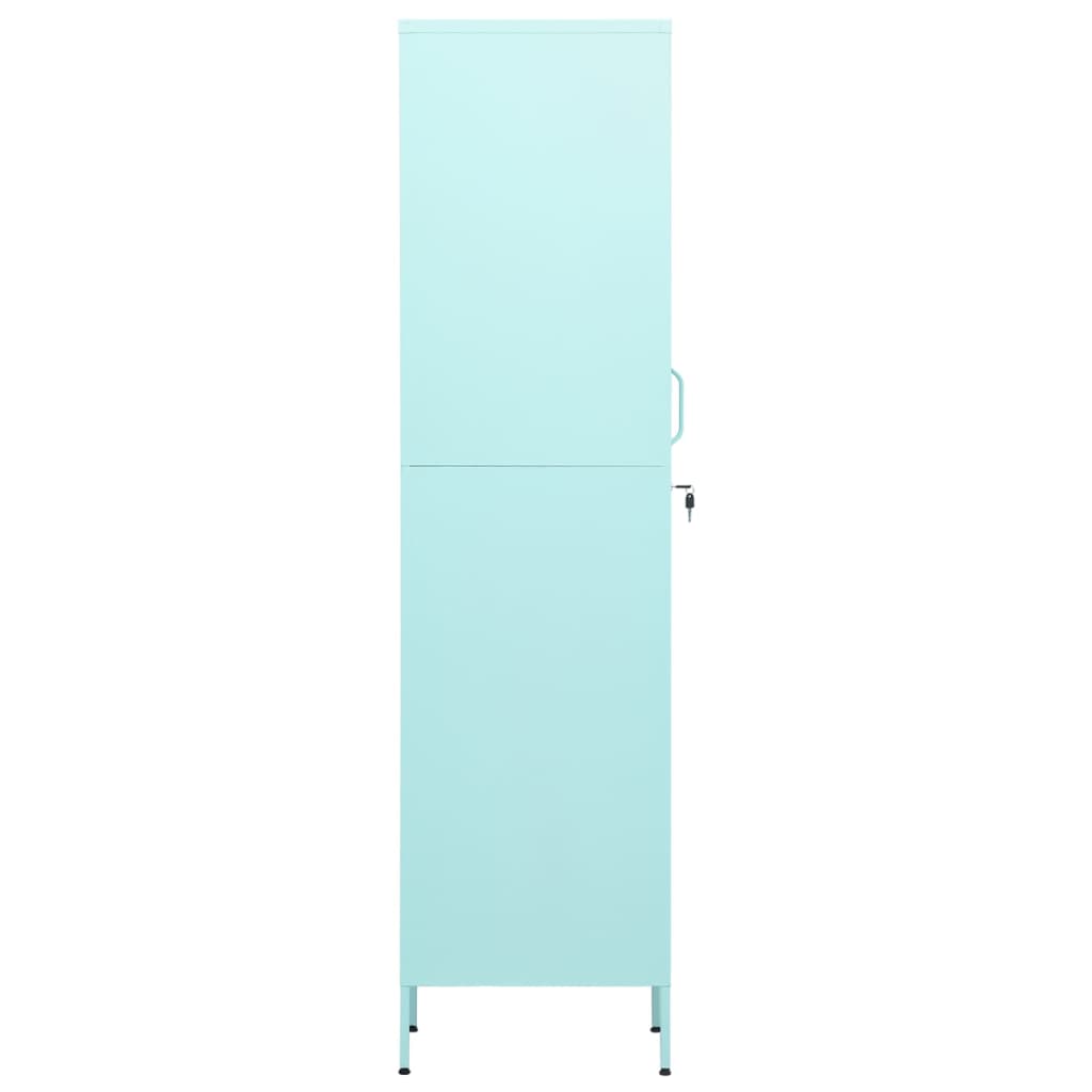 vidaXL Dulap de vestiar, verde mentă, 35x46x180 cm, oțel vidaXL Dulap de vestiar, verde mentă, 35x46x180 cm, oțel