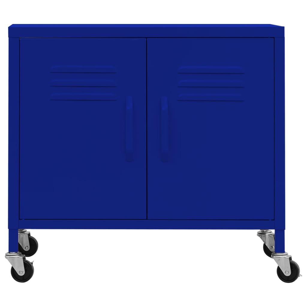 vidaXL Dulap de depozitare, bleumarin, 60x35x56 cm, oțel vidaXL Dulap de depozitare, bleumarin, 60x35x56 cm, oțel