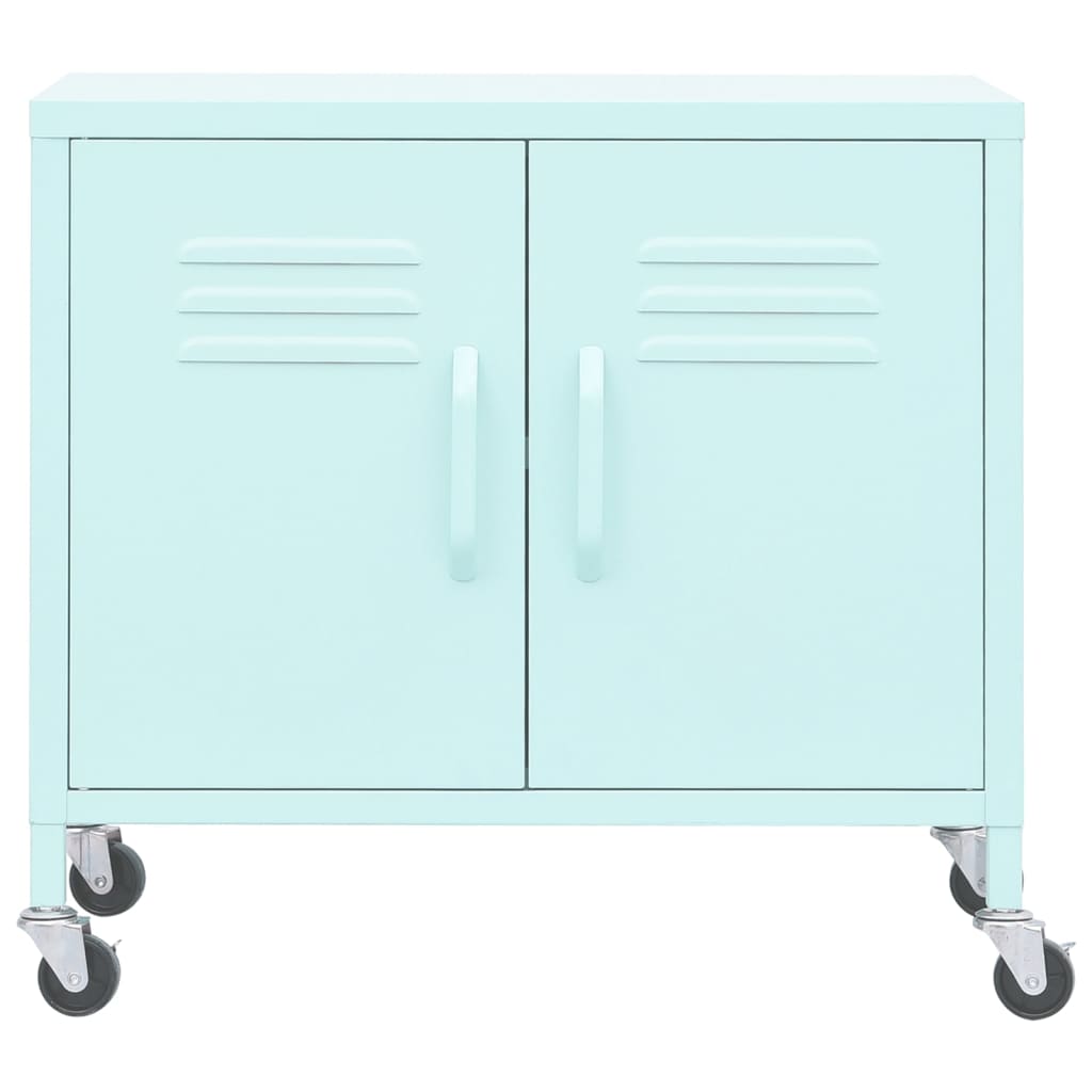 vidaXL Dulap de depozitare, verde mentă, 60x35x56 cm, oțel vidaXL Dulap de depozitare, verde mentă, 60x35x56 cm, oțel