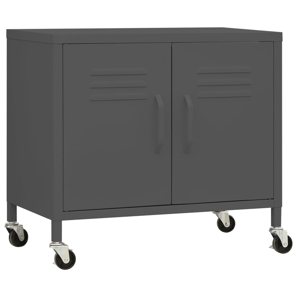 vidaXL Dulap de depozitare, antracit, 60x35x56 cm, oțel vidaXL Dulap de depozitare, antracit, 60x35x56 cm, oțel