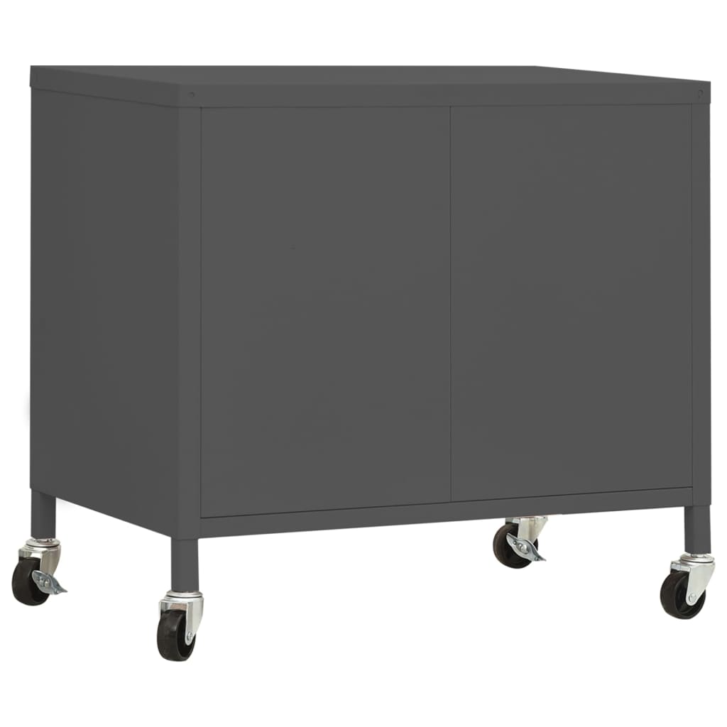 vidaXL Dulap de depozitare, antracit, 60x35x56 cm, oțel vidaXL Dulap de depozitare, antracit, 60x35x56 cm, oțel