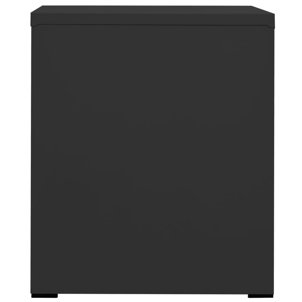 vidaXL Fișet, antracit, 46x62x72,5 cm, oțel vidaXL Fișet, antracit, 46x62x72,5 cm, oțel