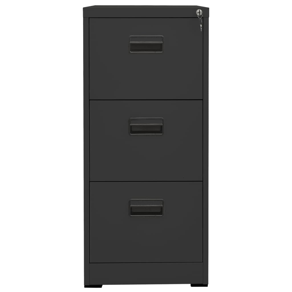 vidaXL Fișet, antracit, 46x62x102,5 cm, oțel vidaXL Fișet, antracit, 46x62x102,5 cm, oțel