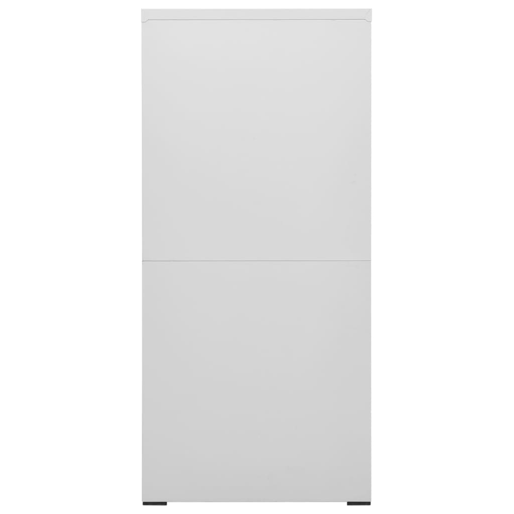 vidaXL Fișet, gri deschis, 46 x 62 x 133 cm, oțel vidaXL Fișet, gri deschis, 46 x 62 x 133 cm, oțel