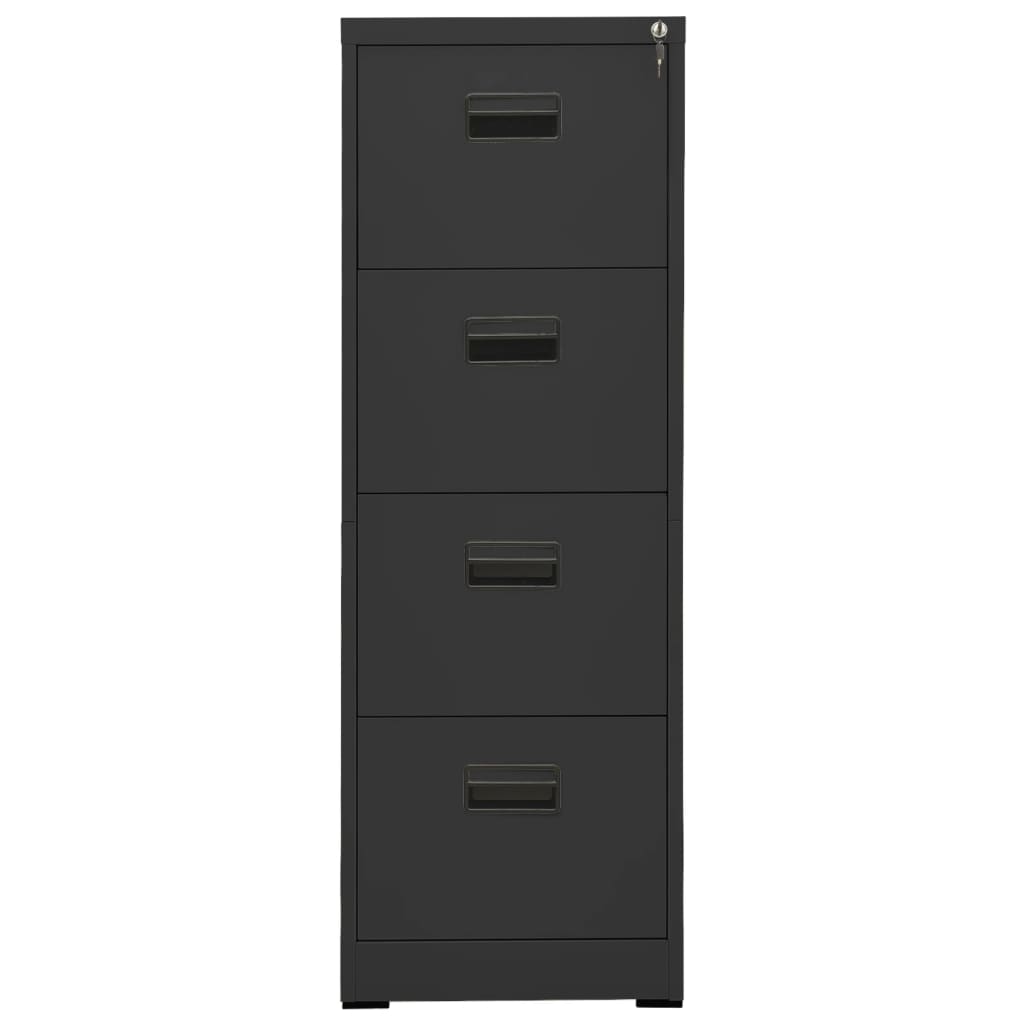 vidaXL Fișet, antracit, 46 x 62 x 133 cm, oțel vidaXL Fișet, antracit, 46 x 62 x 133 cm, oțel