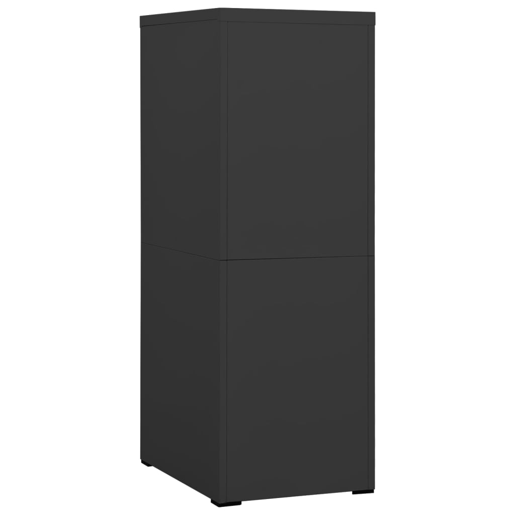 vidaXL Fișet, antracit, 46 x 62 x 133 cm, oțel vidaXL Fișet, antracit, 46 x 62 x 133 cm, oțel
