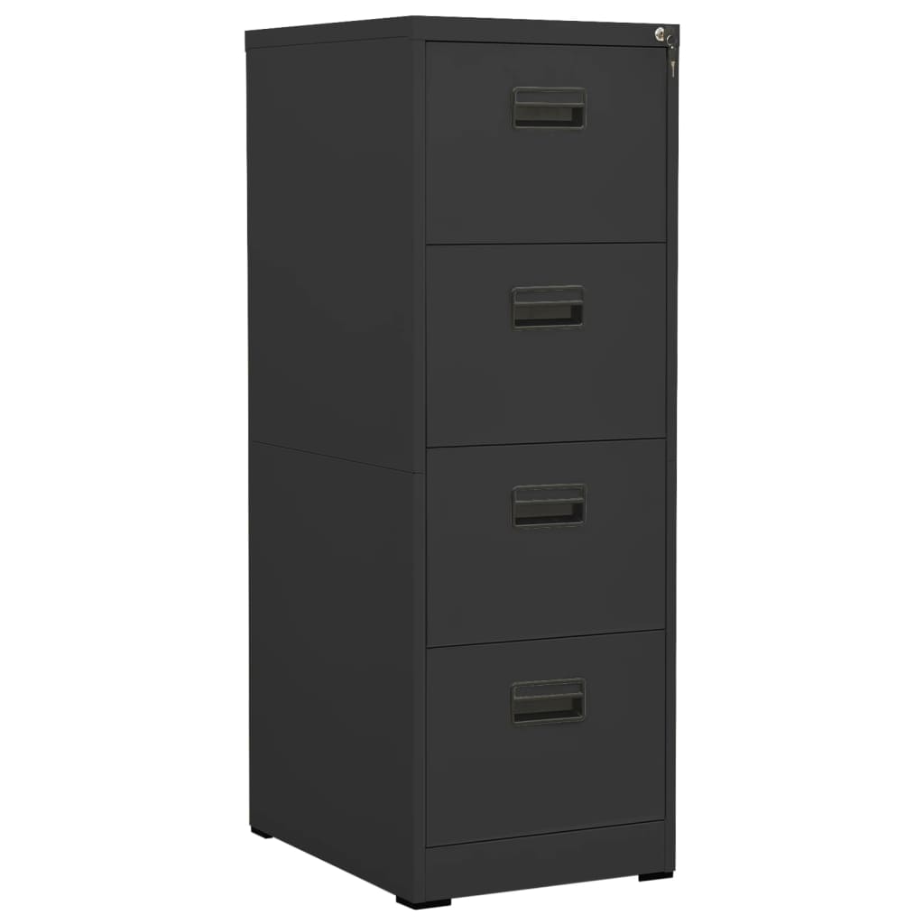 vidaXL Fișet, antracit, 46 x 62 x 133 cm, oțel vidaXL Fișet, antracit, 46 x 62 x 133 cm, oțel
