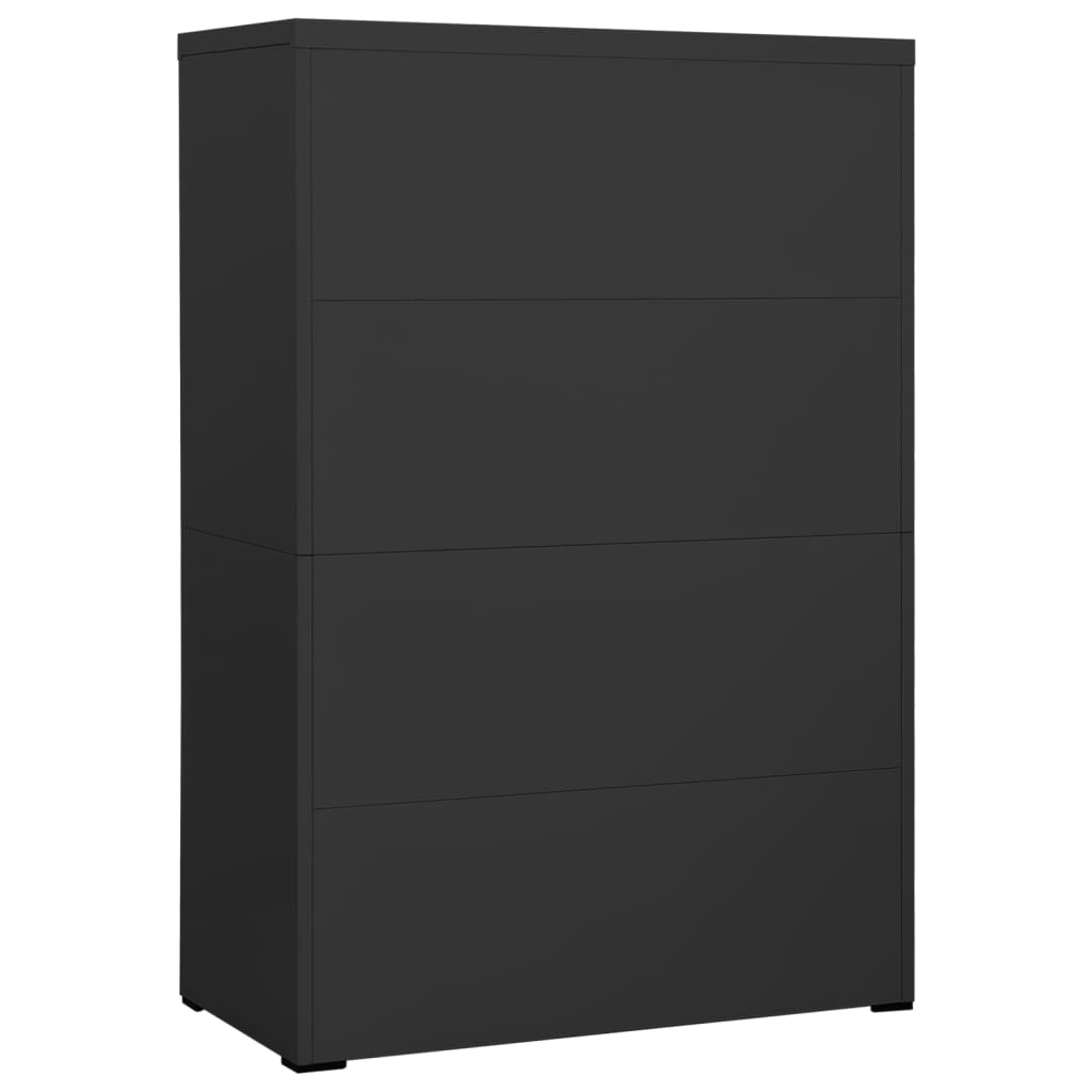 vidaXL Fișet, antracit, 90x46x134 cm, oțel vidaXL Fișet, antracit, 90x46x134 cm, oțel